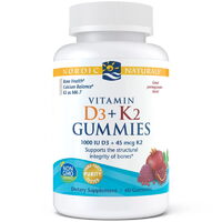 Витамины и минералы Nordic Naturals Vitamin D3+K2 Gummies, 60 желеек