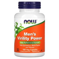 Натуральная добавка NOW Men's Virility Power, 120 вегакапсул