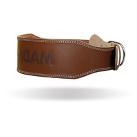 Пояс для тяжелой атлетики MAD MAX Leather MFB 246, Beige