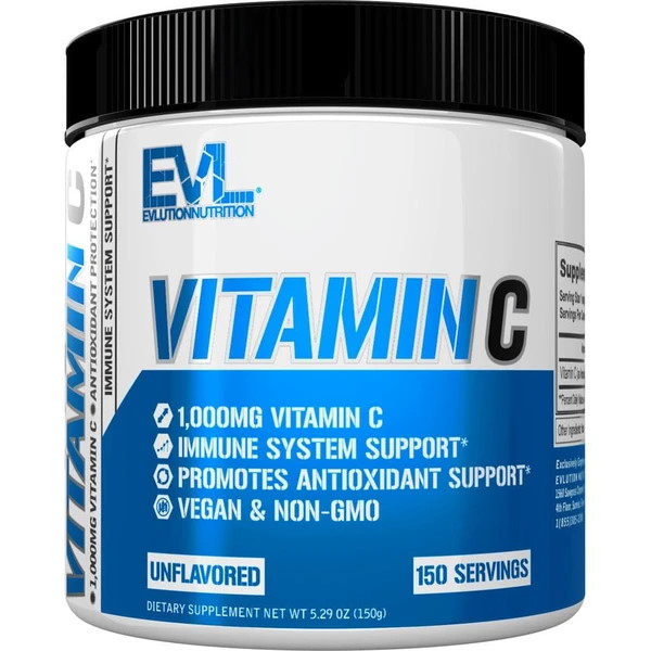 Вітаміни та мінерали EVL Vitamin C, 150 грам