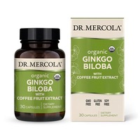 Натуральная добавка Dr. Mercola Ginkgo Biloba, 30 капсул