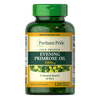 Жирные кислоты Puritan's Pride Evening Primrose Oil 1000 mg, 120 капсул