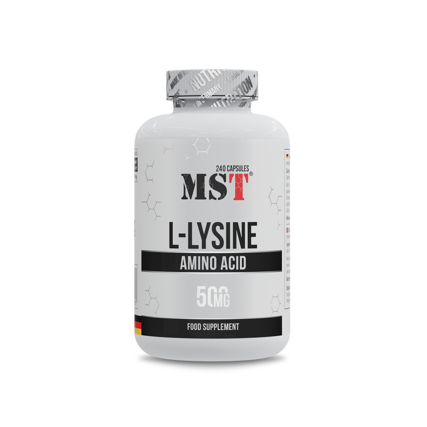 Аминокислота MST L-Lysine, 240 капсул