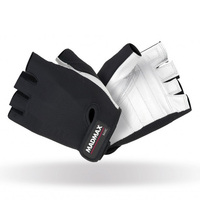 Перчатки для фитнеса MAD MAX Basic MFG 250, Black/White