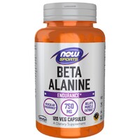 Аминокислота NOW Sports Beta-Alanine 750 mg, 120 вегакапсул