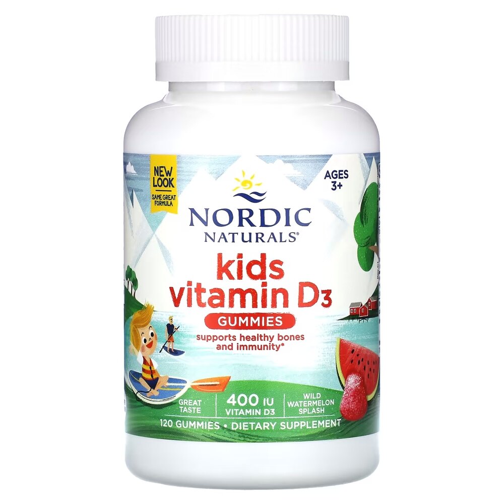 Витамины и минералы Nordic Naturals Vitamin D3 Kids, 120 жевательных конфет