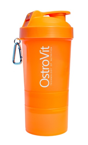 Шейкер OstroVit Smart Shaker + 2 контейнера, 400 мл, Orange