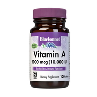 Витамины и минералы Bluebonnet Vitamin A 10000 IU, 100 капсул