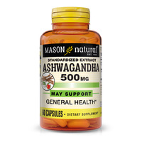 Натуральная добавка Mason Natural Ashwagandha 500 mg, 60 капсул