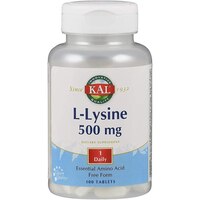 Аминокислота KAL L-Lysine 500 mg, 100 таблеток