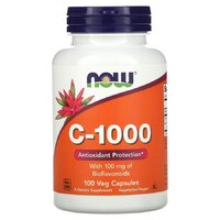 Витамины и минералы NOW Vitamin C-1000 with Bioflavonoids, 100 вегакапсул
