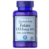 Витамины и минералы Puritan's Pride Folic Acid 800 mcg, 500 таблеток