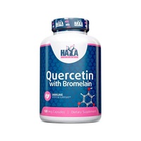 Натуральная добавка Haya Labs Quercetin with Bromelain, 120 вегакапсул