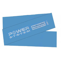 Эспандер Резинка для фитнеса Power System Flat Stretch Band PS-4121, Level 1 - Blue