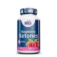 Натуральная добавка Haya Labs Raspberry Ketones 500 mg, 100 капсул