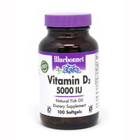 Витамины и минералы Bluebonnet Vitamin D3 5000 IU, 100 капсул