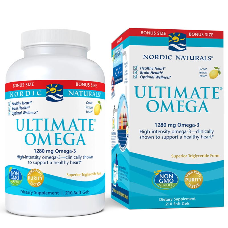 Жирні кислоти Nordic Naturals Ultimate Omega, 210 капсул