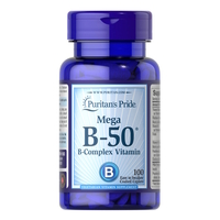 Витамины и минералы Puritan's Pride Vitamin B-50 Complex, 100 каплет