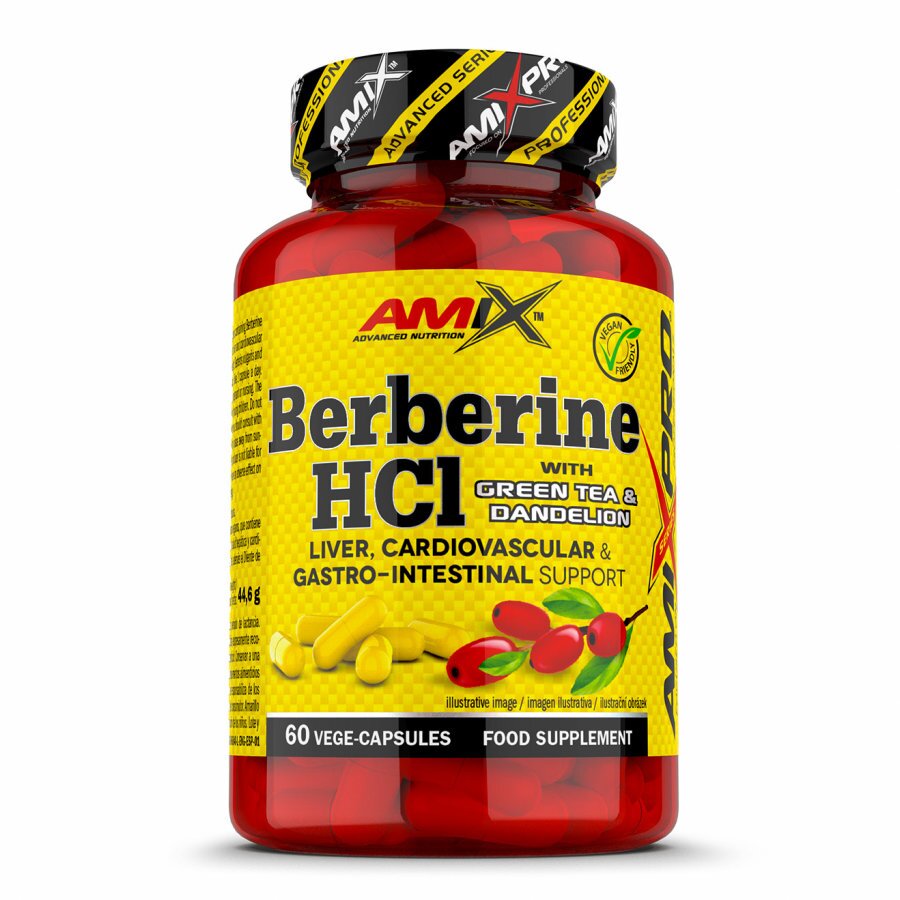 Натуральна добавка Amix Nutrition Berberine HCL 500 mg, 60 капсул
