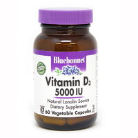 Витамины и минералы Bluebonnet Vitamin D3 5000 IU, 60 вегакапсул
