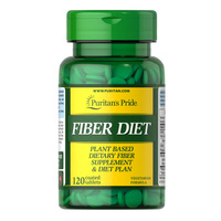 Натуральная добавка Puritan's Pride Fiber Diet, 120 таблеток