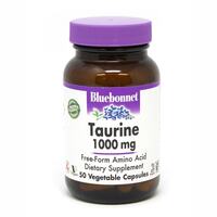 Аминокислота Bluebonnet Taurine 1000 mg, 50 вегакапсул