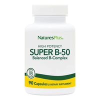 Витамины и минералы Natures Plus Super B-50, 90 вегакапсул