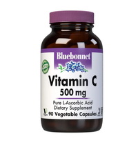 Витамины и минералы Bluebonnet Vitamin C 500 mg, 90 вегакапсул
