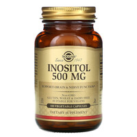 Витамины и минералы Solgar Inositol 500 mg, 100 вегакапсул