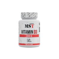 Витамины и минералы MST Vitamin D3 2000 IU, 120 капсул