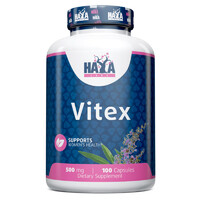 Натуральная добавка Haya Labs Vitex Fruit Extract, 100 капсул