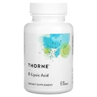 Натуральная добавка Thorne R-Lipoic Acid, 60 капсул
