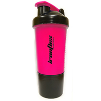 Шейкер IronFlex с пружинкой + контейнер 500 мл, Pink/Black