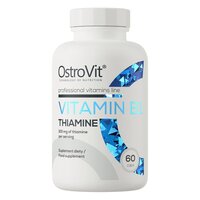 Витамины и минералы OstroVit Vitamin B1 Thiamine, 60 капсул