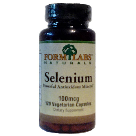 Вітаміни та мінерали Form Labs Naturals Selenium 100 mcg, 120 таблеток