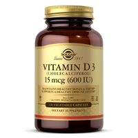 Витамины и минералы Solgar Vitamin D3 15 mcg, 120 вегакапсул