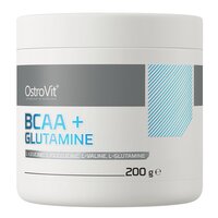 Амінокислота BCAA OstroVit BCAA + Glutamine, 200 грам