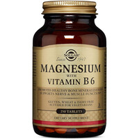 Витамины и минералы Solgar Magnesium with Vitamin B6, 250 таблеток