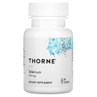 Витамины и минералы Thorne Selenium 200 mcg, 60 капсул