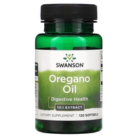 Натуральная добавка Swanson Oregano Oil 10:1 Extract, 120 капсул СРОК  08.23