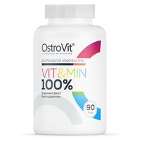 Витамины и минералы OstroVit 100% Vit &amp; Min, 90 таблеток