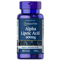 Натуральная добавка Puritan's Pride Alpha Lipoic Acid 600 mg, 30 капсул