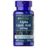 Натуральная добавка Puritan's Pride Alpha Lipoic Acid 600 mg, 60 капсул