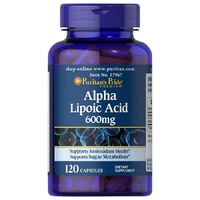 Натуральная добавка Puritan's Pride Alpha Lipoic Acid 600 mg, 120 капсул