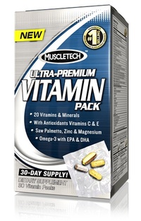 Вітаміни та мінерали Muscletech 100% Ultra-Premium Vitamin Pack, 30 пакетиків