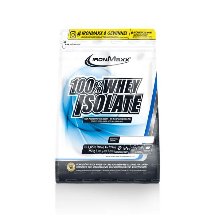 Протеїн IronMaxx 100% Whey Isolate, 750 грам