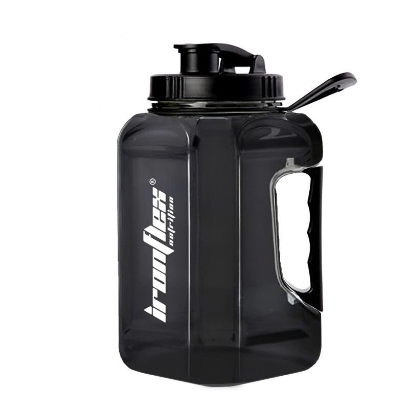 Пляшка Бутилка IronFlex Water Jug Gallon 2.4 л, Black