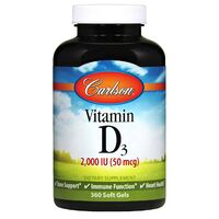 Витамины и минералы Carlson Labs Vitamin D3 2000 IU, 360 капсул
