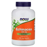 Натуральная добавка NOW Echinacea 400 mg, 250 вегакапсул