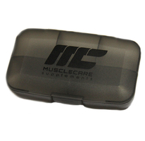 Таблетница Muscle Care Pill Box, черная